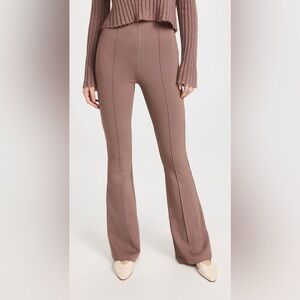 Sablyn Flare Pintuck Ponte Dress Leggings Pants Mink/ Brown Large, $380 Retail